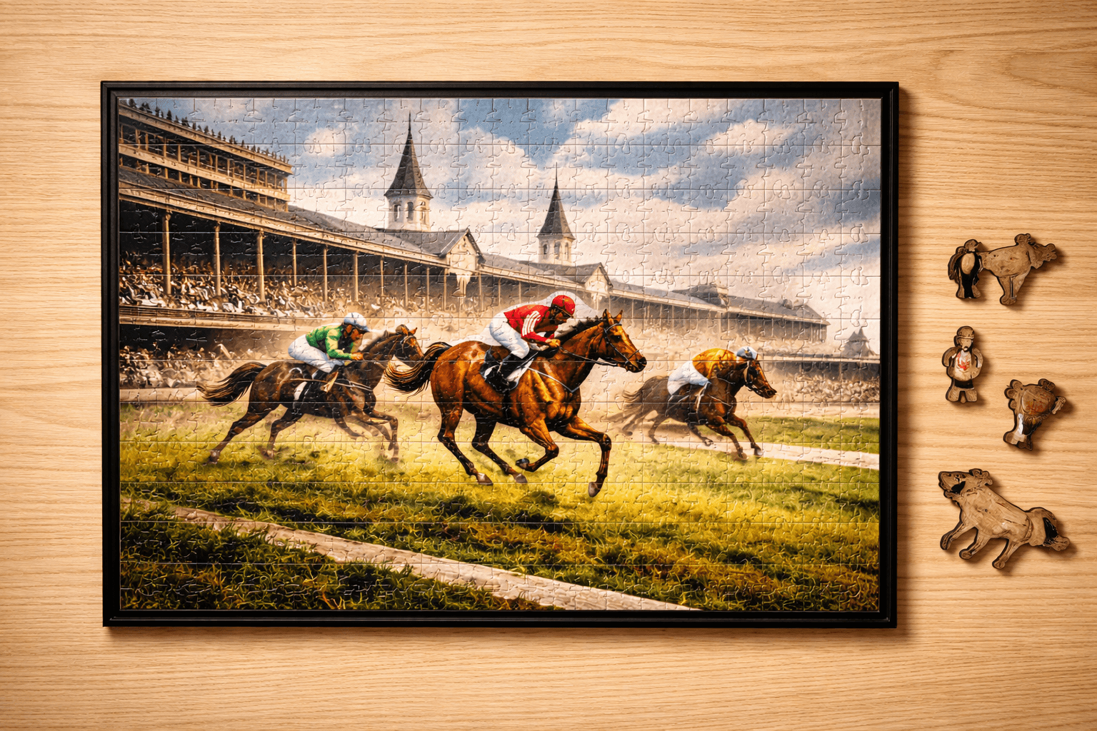 The Track Series — The Derby, No. 1, a numbered limited-edition wooden puzzle